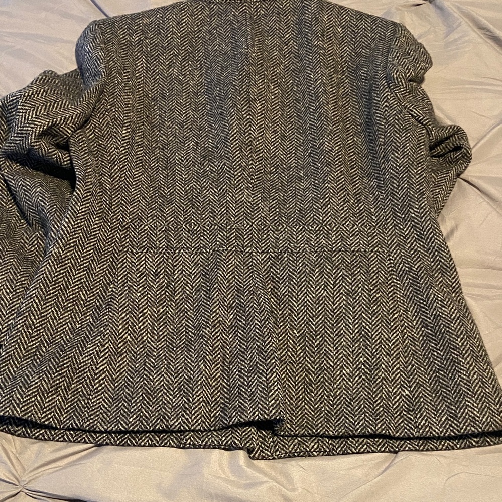 Ralph Lauren Black and White Herringbone Blazer - Picture 5 of 7